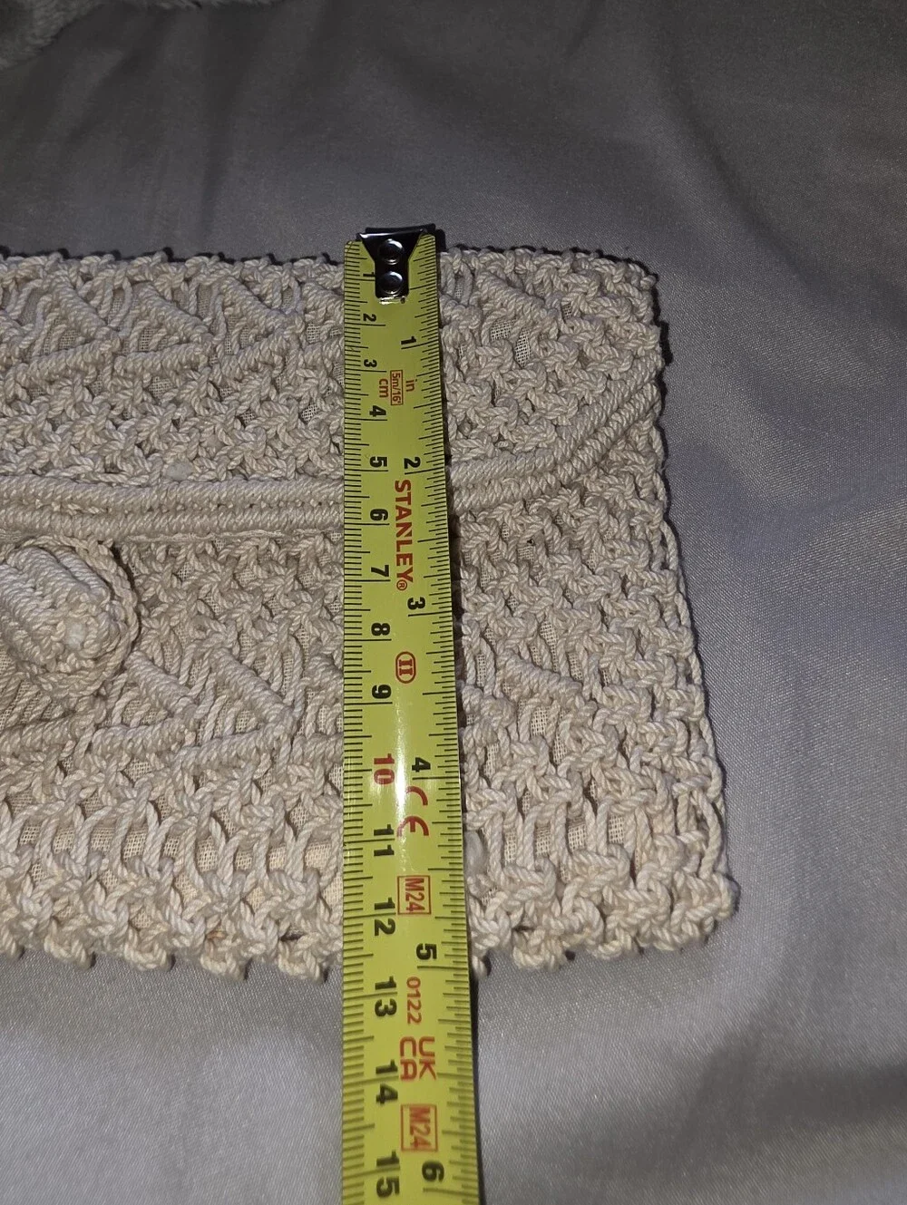 Vintage Macrame Clutch Castillo de Columbia